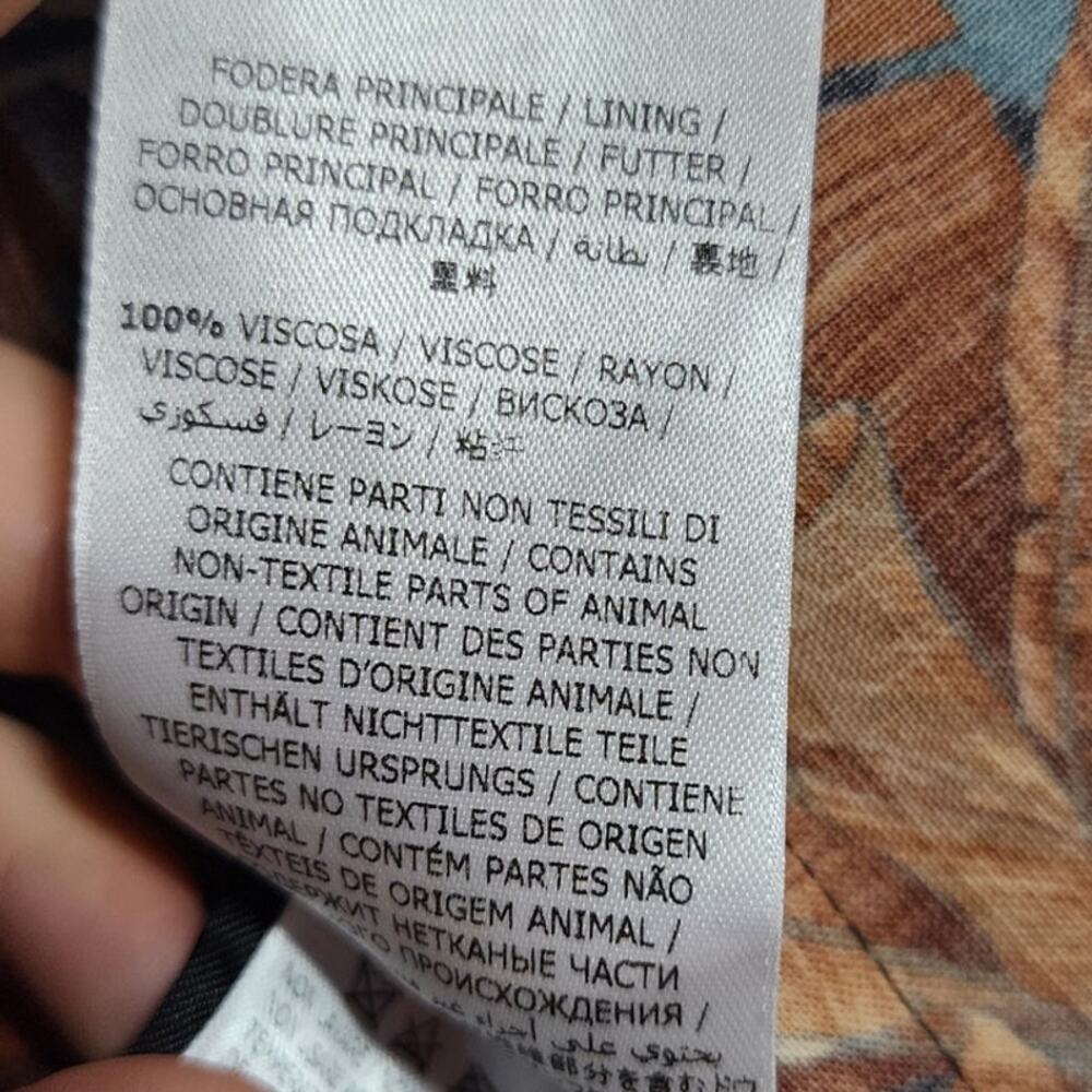 Salvatore Ferragamo Azure Floral Short Sleeve Mohair Blend Blazer Jacket Shirt - Picture 12 of 14